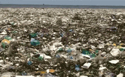 Sea of rubbish