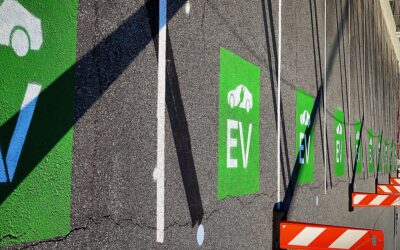 Electric vehicle parking bays