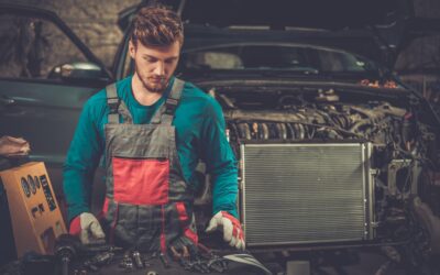 Mechanic in a workshop