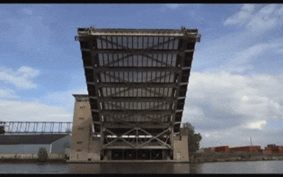 Blues Brothers drawbridge leap